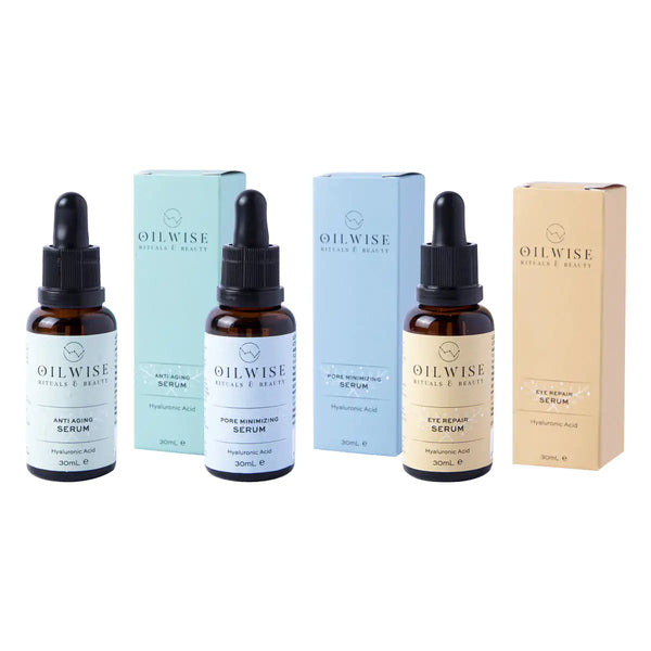 Aptisus Oilwise Anti-Aging, Pore Minimizing & Eye Repair Serum Set