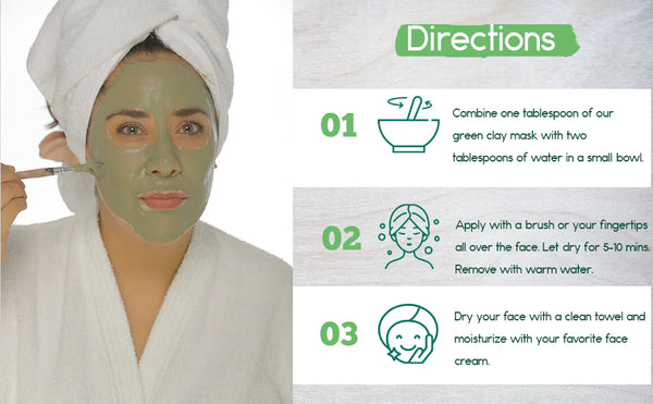 Aptisus Green Clay Mask – Detoxifying and Rejuvenating Skin Treatment