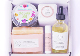 Unwind Lavender Gift Set - Relax with soothing lavender essentials.