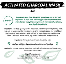 Aptisus Activated Charcoal Mask – Deep Cleansing and Purifying Treatment