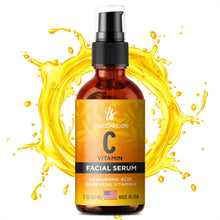 Vitamin C Serum with Hyaluronic Acid and Vitamin E for anti-aging.