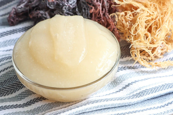 Organic Aloe & Flaxseed Sea Moss Mask, soothing and hydrating skin.