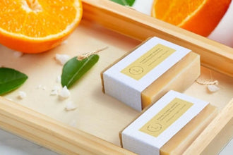 Aptisus Natural Handmade Soap Bar – Orange & Ylang Ylang for a Refreshing Cleanse