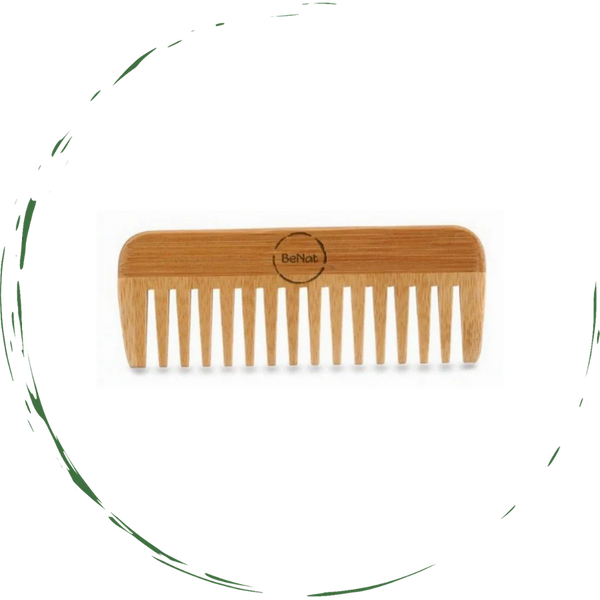 Aptisus All-Natural Bamboo Hair Comb – Eco-Friendly and Gentle on Hair