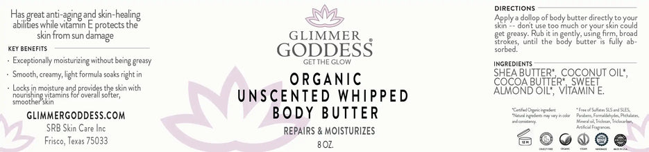 Aptisus Organic Unscented Whipped Body Butter - Aptisus