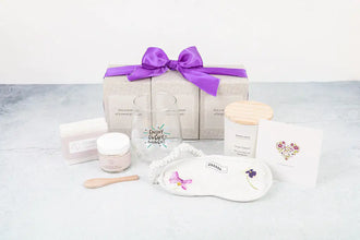 Aptisus Luxury Spa Gift Basket – 5-Piece Set with Wine Glass, Candle, Soap, Mask & Eye Mask