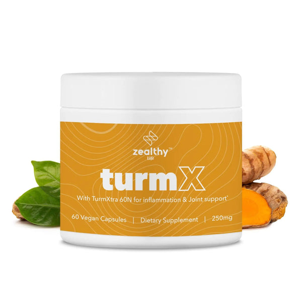 Turmeric Supplement 250 mg per capsule, supports joints, immunity, brain, and skin.