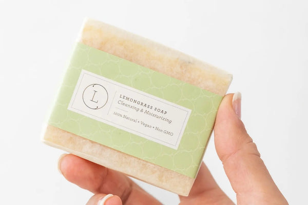 Aptisus Lemongrass Natural Soap Bar – Handmade Body Soap Gift