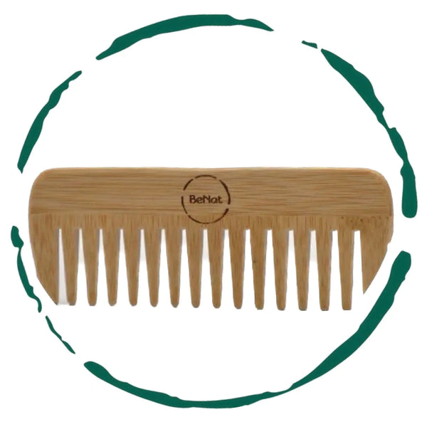 Aptisus All-Natural Bamboo Hair Comb – Eco-Friendly and Gentle on Hair